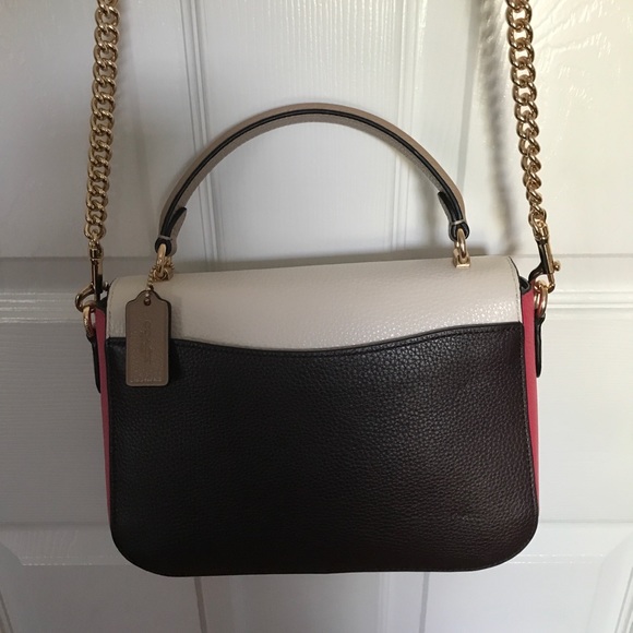 NWT-Coach Marlie multi colourblock top handle - Picture 3 of 9